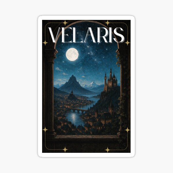 Aperçu de l'œuvre Paysage graphique de Velaris créée et vendue par LinaDesignsLove.