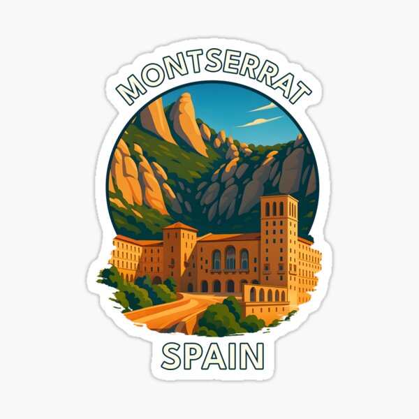 Aperçu de l'œuvre Monastère de Montserrat – Paysage pittoresque des montagnes de Catalogne créée et vendue par inkNext.