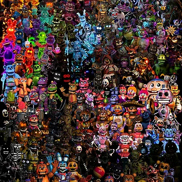 Artwork thumbnail, THE FNaF Poster by MeowlessX
