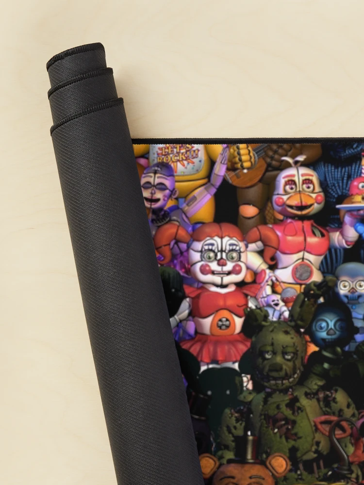 Thumbnail 2 of 5, Mouse Pad, THE FNaF Poster designed and sold by MeowlessX.