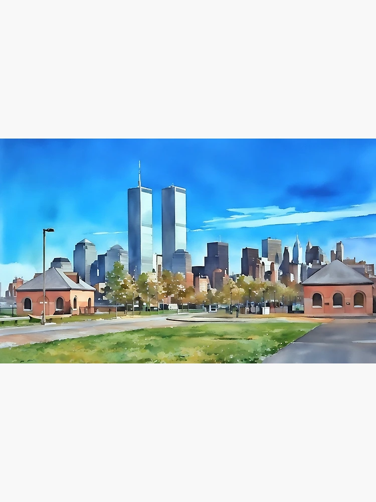 Thumbnail 3 of 3, Canvas Print, Liberty Park Vista designed and sold by RCWatercolours.