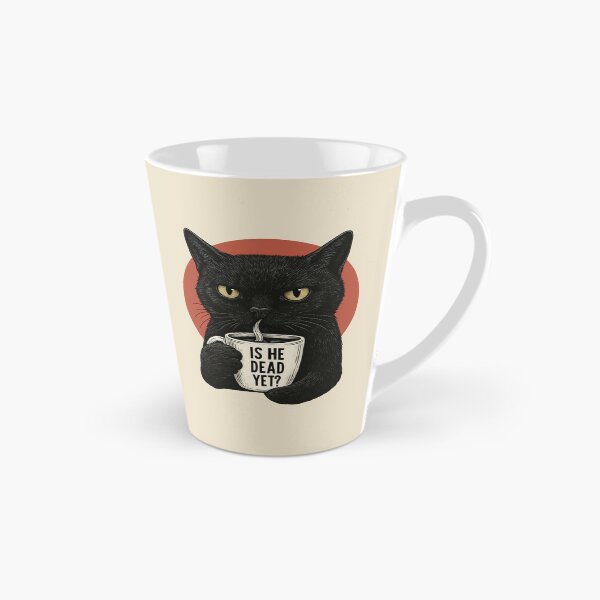 Artikelvorschau, Ist er schon tot? Lustige schwarze Katze entworfen und verkauft von Darkifun.