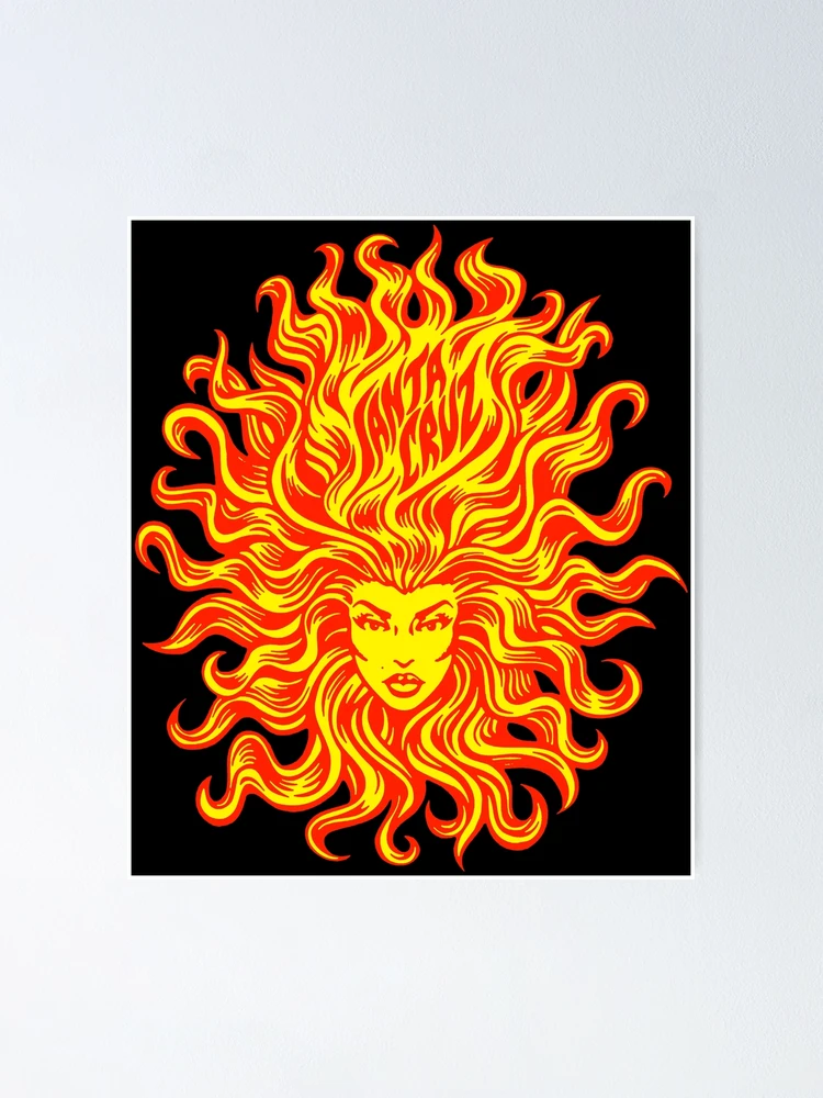 Aperçu 1 sur 3. Poster avec l'œuvre Santa Cruz créée et vendue par IGNISmerchstore.