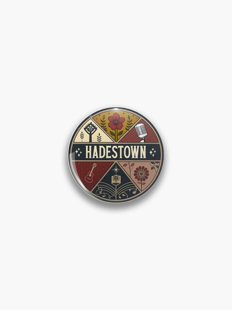 Imagen 1 de 3, Chapa con la obra Espectáculo musical de Hadestown, diseñada y vendida por ShepDesigns.