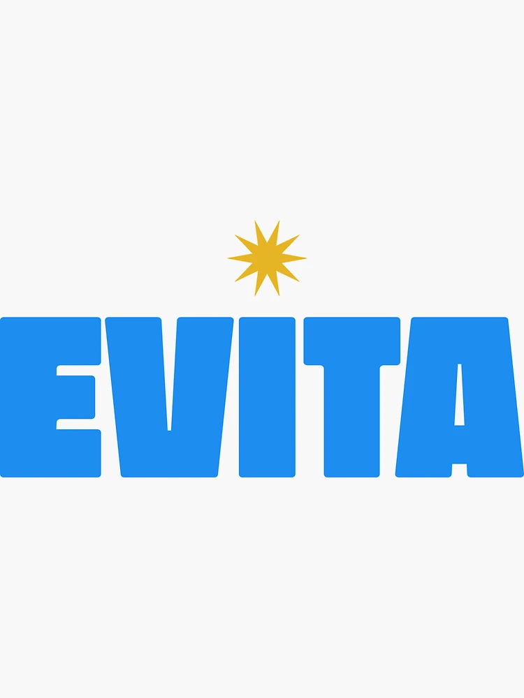 Imagen 3 de 3, Pegatina con la obra evita, diseñada y vendida por oliviaw-designs.