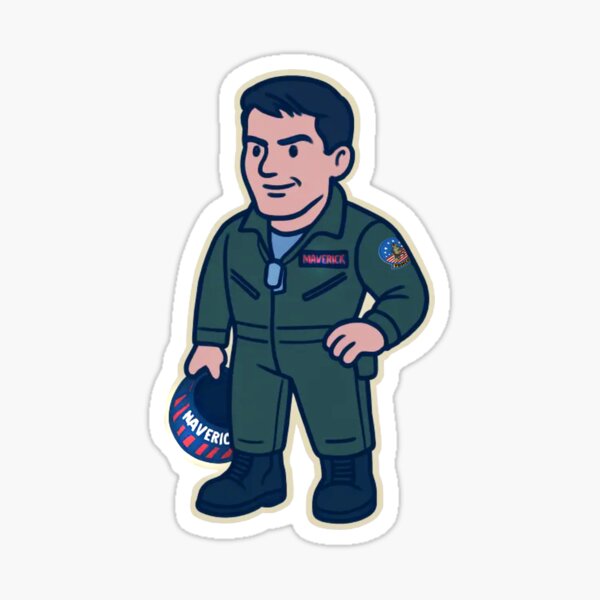 Aperçu de l'œuvre La collection de breloques Top Gun - MITCHELL - « MAVERICK » créée et vendue par CleverCulture.
