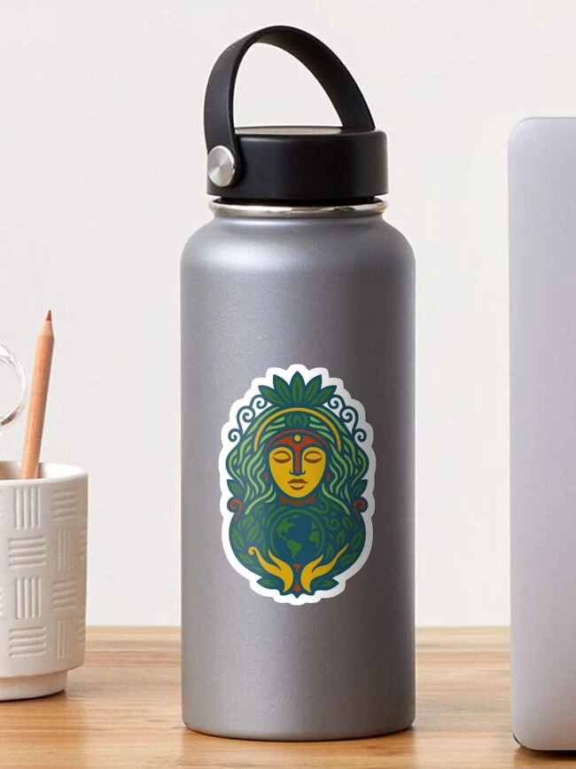 Aperçu 1 sur 3. Sticker avec l'œuvre Pachamama créée et vendue par HANANTI.