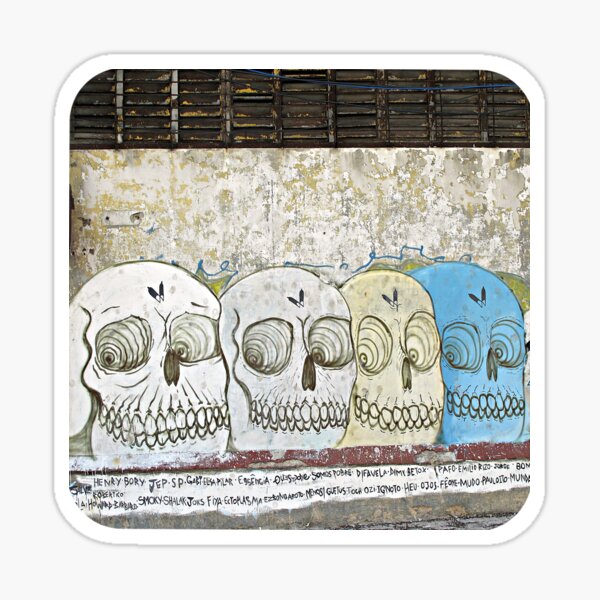 Item preview, Skulls Mural designed and sold by Ethna Gillespie.