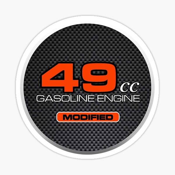 Artikelvorschau, 49ccm Motoraufkleber – Mini-Bike & Go-Kart-Aufkleber entworfen und verkauft von MecaMedia.