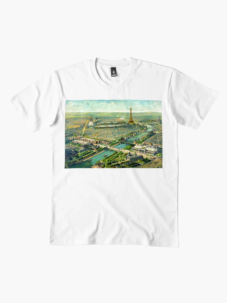 Imagen 1 de 4, Camiseta premium con la obra Exposición Universal de París 1900, diseñada y vendida por dead82.