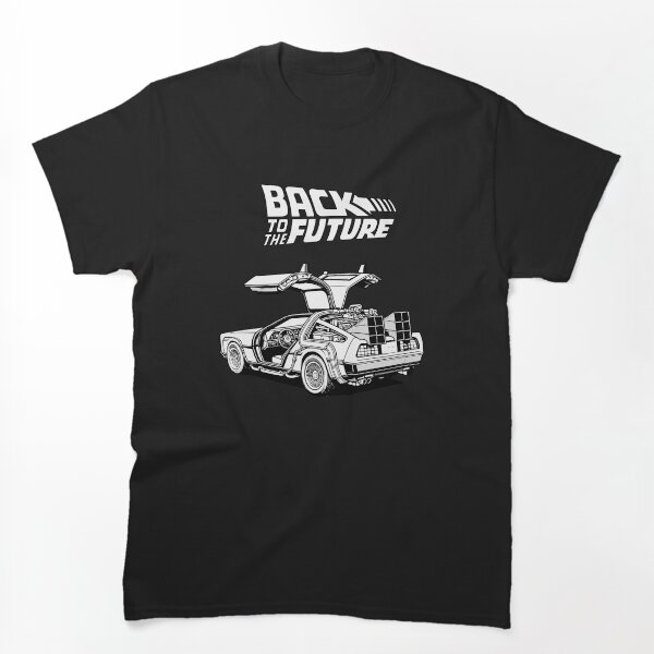 Aperçu de l'œuvre Voiture classique vintage Delorean spéciale créée et vendue par PrintCarClub.
