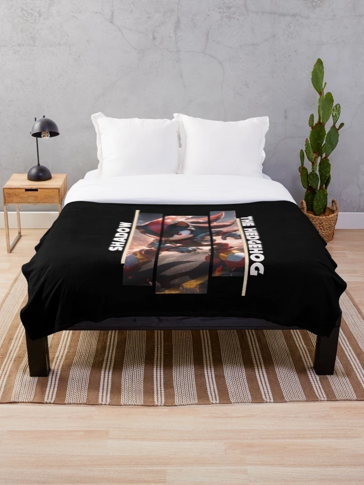 Thumbnail 1 of 6, Throw Blanket, Shadow The Hedgehog designed and sold by Jackson-sa.