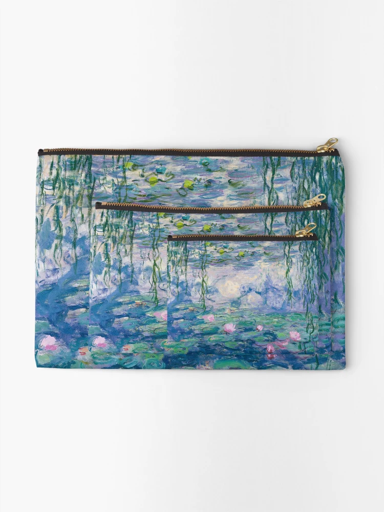 Thumbnail 2 von 4, Täschchen, Seerosen Claude Monet Bildende Kunst designt und verkauft von Vicky Brago-Mitchell®.