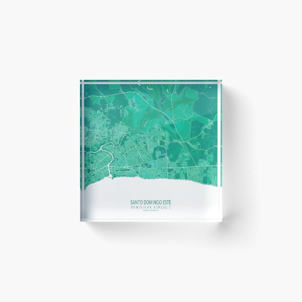 Item preview, Mapa de la ciudad de Santo Domingo Este de República Dominicana - Acuarela designed and sold by deMAP.