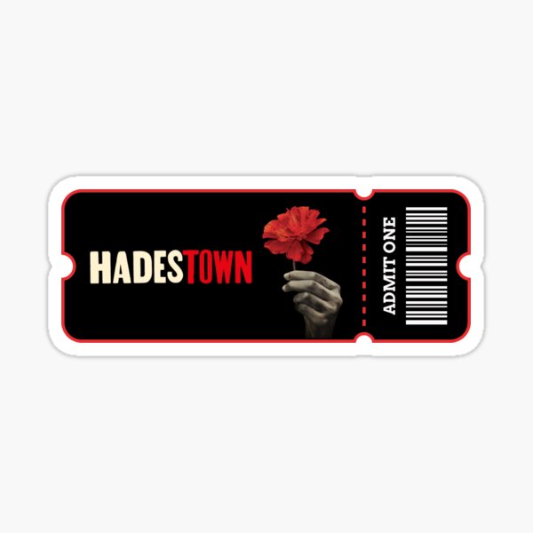 Aperçu de l'œuvre Conception des billets du théâtre Hadestown créée et vendue par cici-at-theatre.