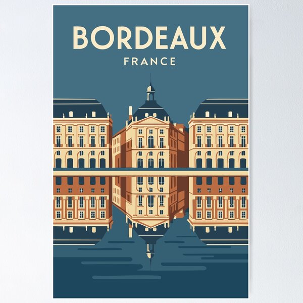 Aperçu de l'œuvre Bordeaux créée et vendue par Trippin-Tito's.