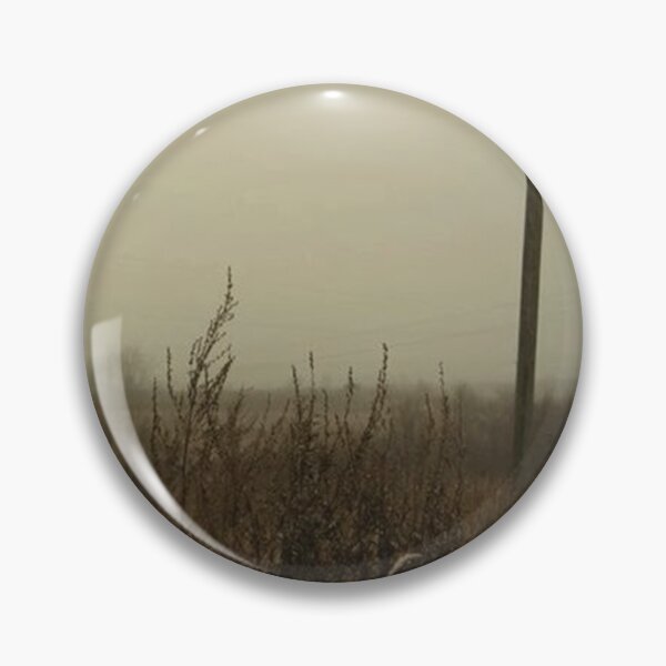 Item preview, Liminal Rural Landscape – Power Lines in Foggy Southern Gothic Field designed and sold by Wendwood.