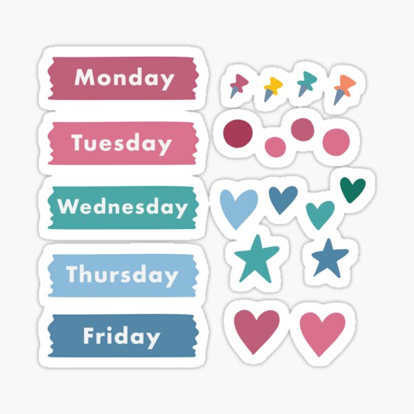 Item preview, Journal Stickers designed and sold by AmanitaCrafts.