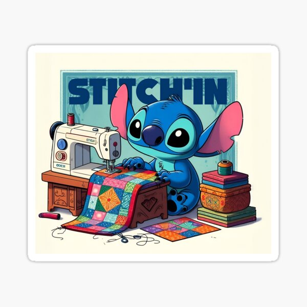 Artikelvorschau, Stitch’in – Minimalistische Näh- und Strick-Cartoon-Kunst entworfen und verkauft von goshubh.