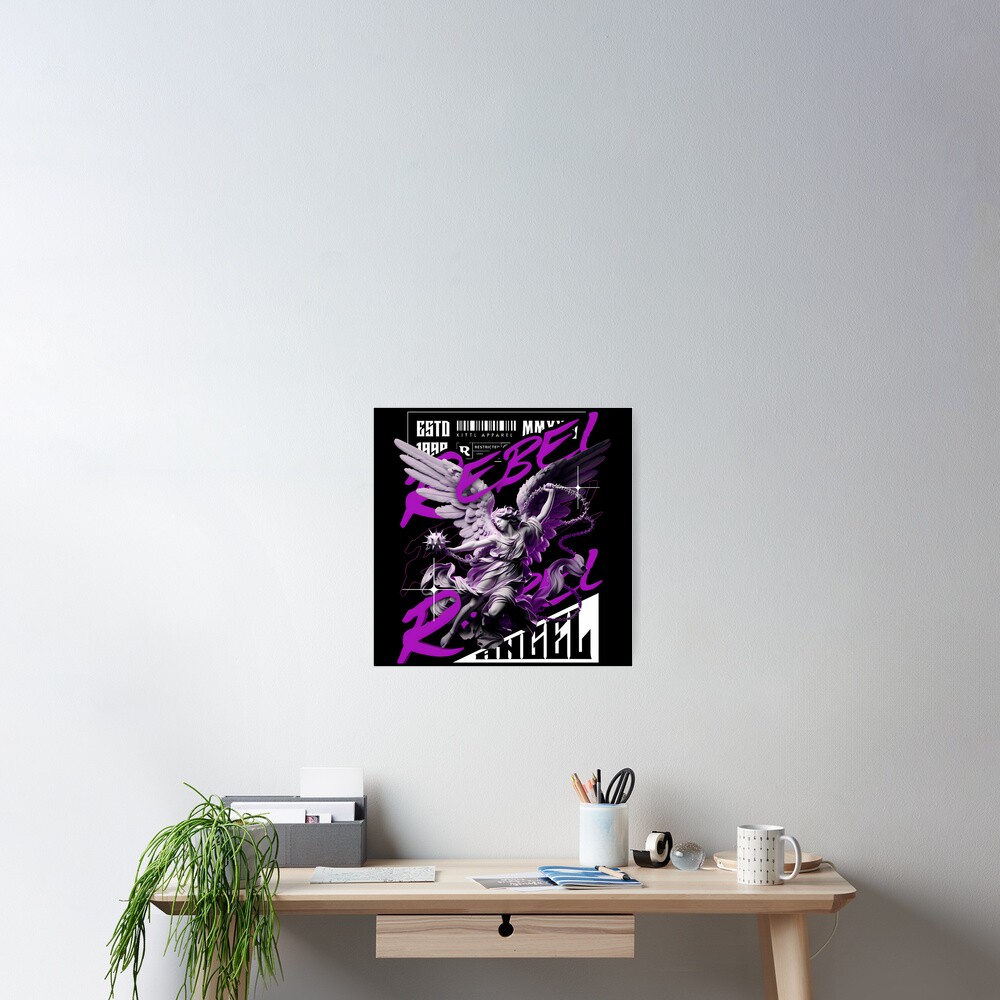 Vista previa del artículo con la obra «Póster», diseñado y vendido por TEEGRAF Design.