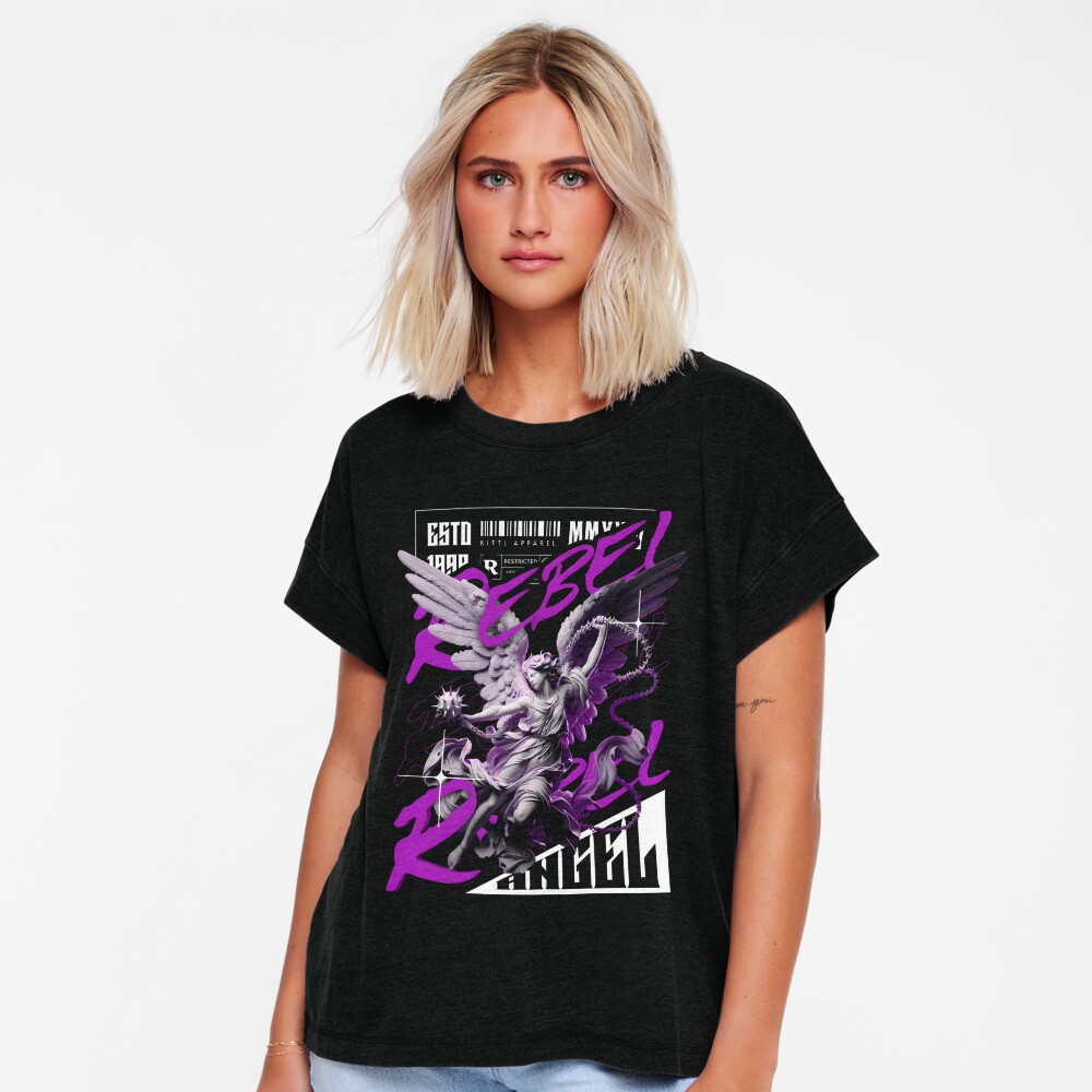 Vista previa del artículo con la obra «Camiseta relajada», diseñado y vendido por TEEGRAF Design.