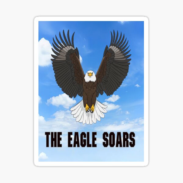 Aperçu de l'œuvre L'aigle s'élève dans le ciel avec une vaste vision. créée et vendue par Chaiyanont.