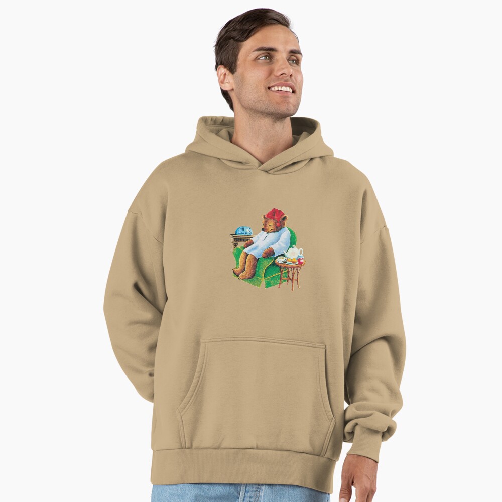 Aperçu de l'œuvre Sweat à capuche oversize premium créée et vendue par semiunironic.