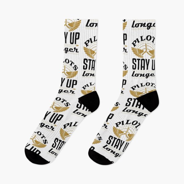 Item preview, Pilots Stay Up Longer Funny Airline Pilot  designed and sold by jaygo.
