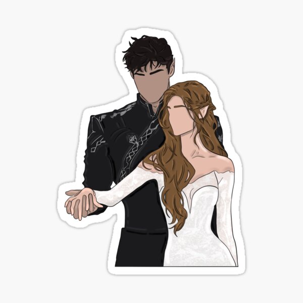 Aperçu de l'œuvre Acotar - Rhys et Feyre créée et vendue par creativestuff11.