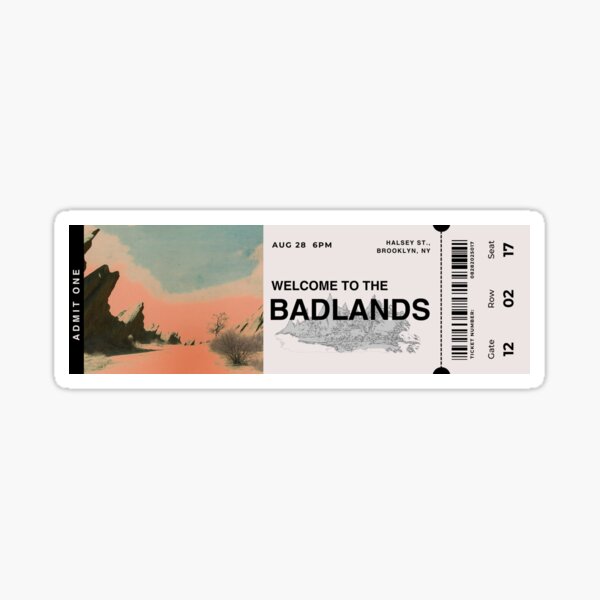 Artikelvorschau, Zurück zum Badlands-Ticket entworfen und verkauft von spaceychild.