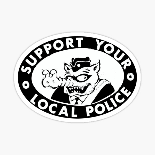 Item preview, Apoye a su policía local designed and sold by monsieurspot.