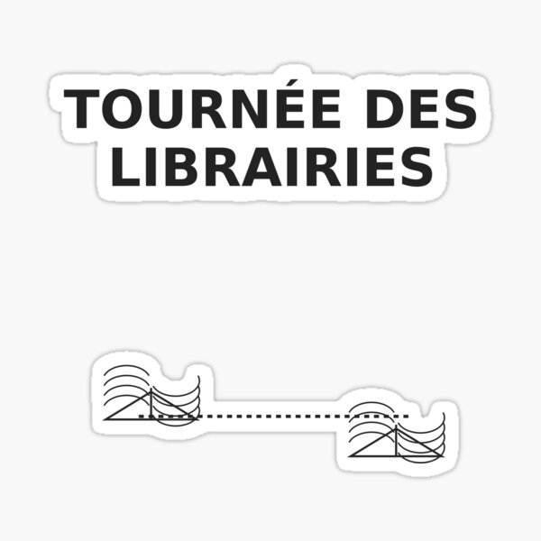 Aperçu de l'œuvre TOURNÉE DES LIBRAIRIES créée et vendue par MelVibes.