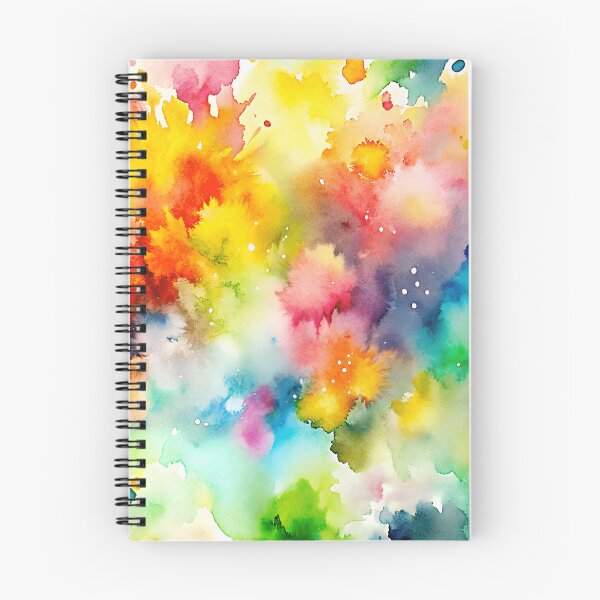 Item preview, Color Bomb Aquarelle Splash – Multicolor Watercolor Texture designed and sold by EmeraldeaArt.