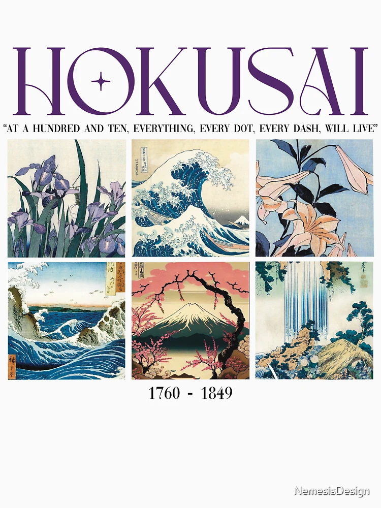 Imagen 7 de 7, Camiseta clásica con la obra Katsushika Hokusai, diseñada y vendida por NemesisDesign.