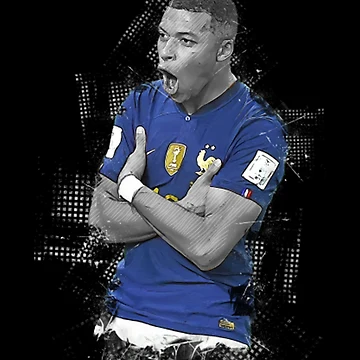 Artwork thumbnail, Kylian Mbappe 1 by BethDurga