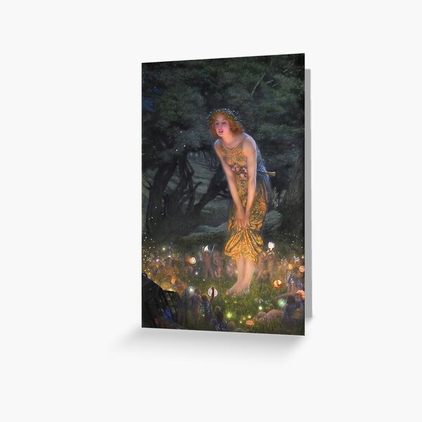 Item preview, Víspera de solsticio de verano - Edward Robert Hughes designed and sold by forgottenbeauty.