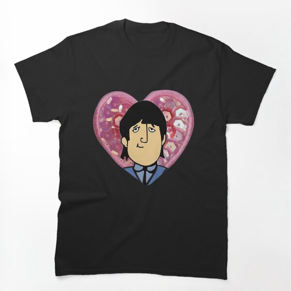 Artikelvorschau, Cartoon John Lennon Paillettenherz entworfen und verkauft von bonurasuliaj.