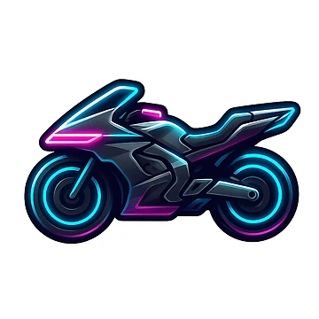 Artwork thumbnail, Cyberpunk Hoverbike by PastelLab
