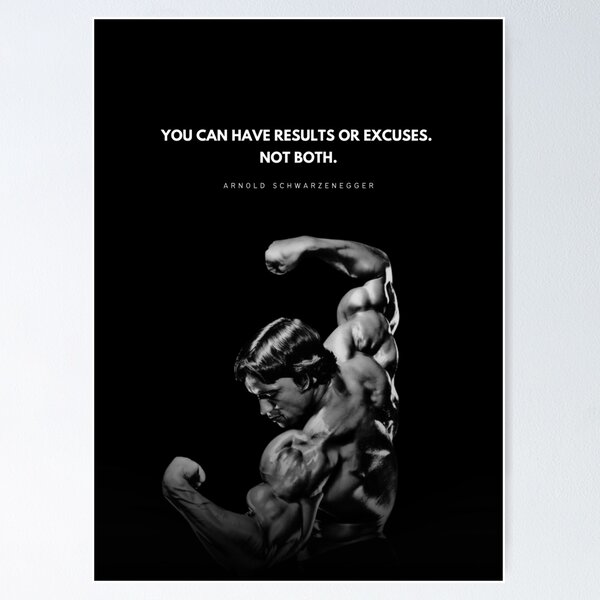 Item preview, Retrato motivacional de Arnold Schwarzenegger designed and sold by SuccessInsanity.