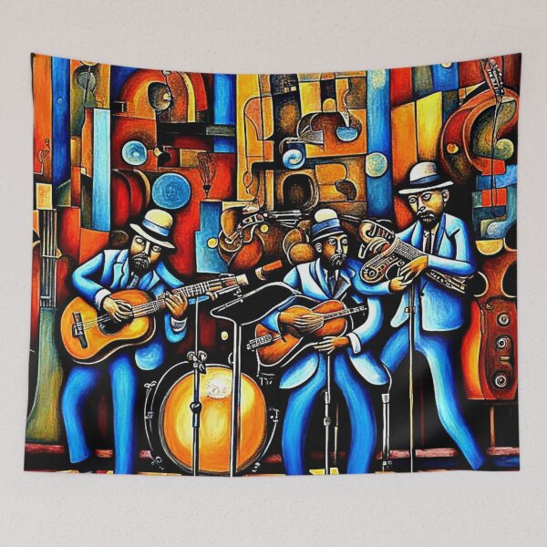 Item preview, Banda de blues designed and sold by George Hutton Hunter.