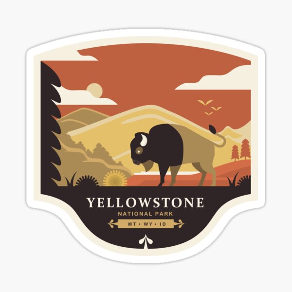 Aperçu de l'œuvre le parc national de Yellowstone créée et vendue par Rich Anderson.