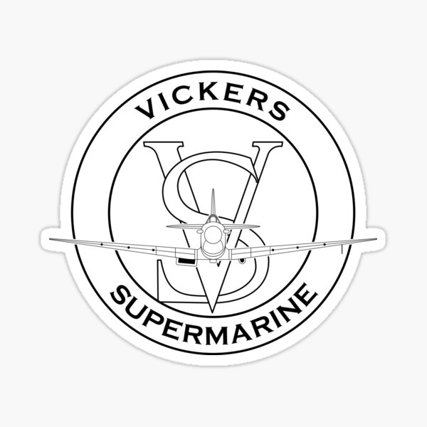 Item preview, Logotipo de Spitfire Vickers Supermarine designed and sold by AeroRelics.