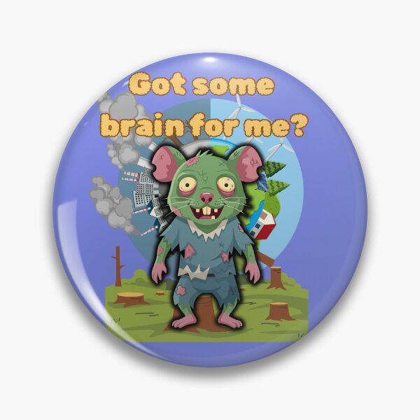 Item preview, Do you have a brain for me? - Zombie Rat designed and sold by LulitasDreams.