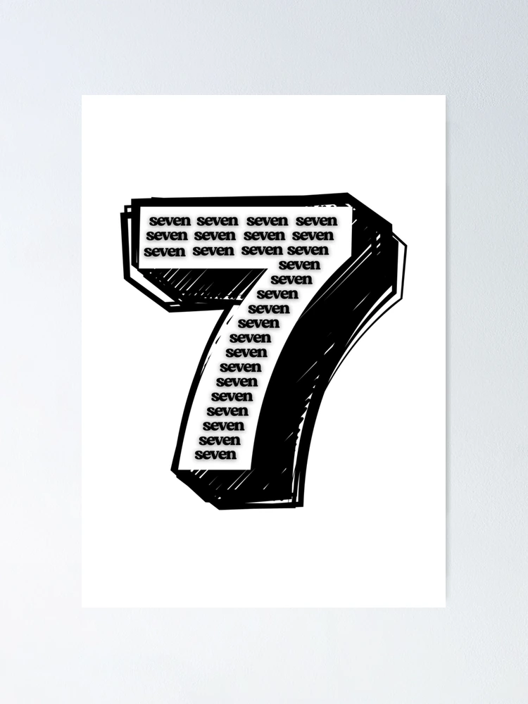 Thumbnail 1 of 3, Poster, Only seven designed and sold by Zayla16.