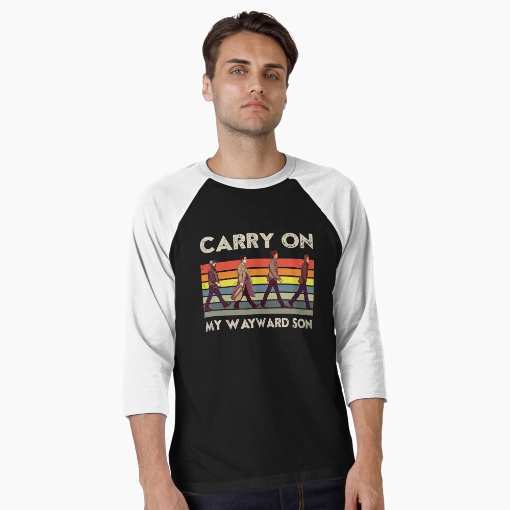 Vista previa del artículo con la obra «Camiseta ¾ estilo béisbol», diseñado y vendido por LouiseWard23.