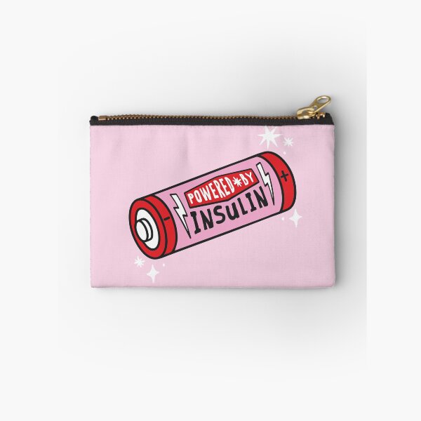 Item preview, Powered by Insulin Battery – Fun Diabetes Awareness Design - Diabetes Humor designed and sold by HotFluff.