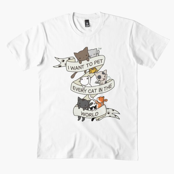 Item preview, Quiero acariciar a todos los gatos del mundo. designed and sold by joshuanaaa.