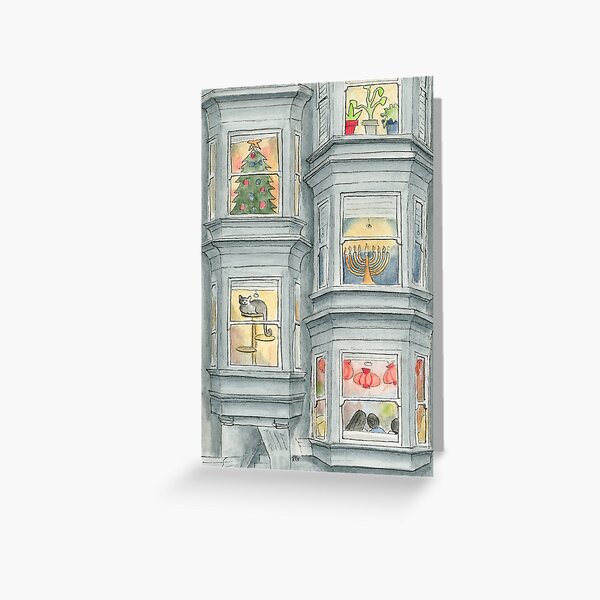 Artikelvorschau, Feiertagsfenster entworfen und verkauft von Robin Galante Art .