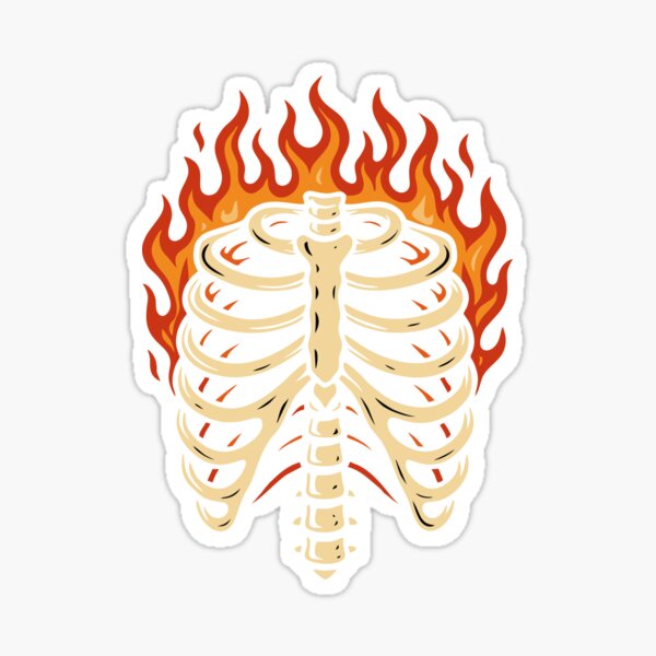 Item preview, Camiseta Ride Hard Skeleton Ribs designed and sold by Promptified.
