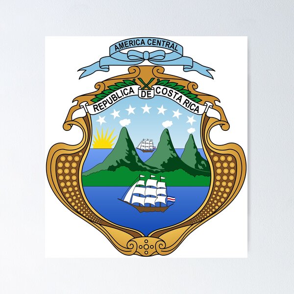 Item preview, Escudo de Costa Rica designed and sold by YaelleDark.